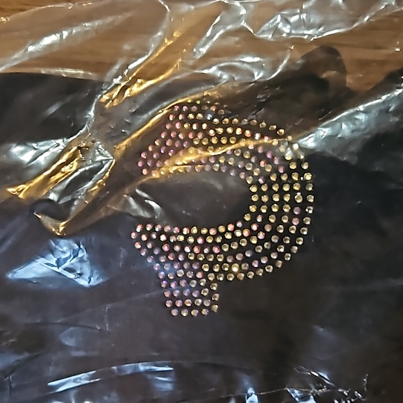 TRUE RELIGION CRYSTAL HS WING VELOUR ZIP HOODIE- BLACK SIZE SMALL - Picture 8 of 11